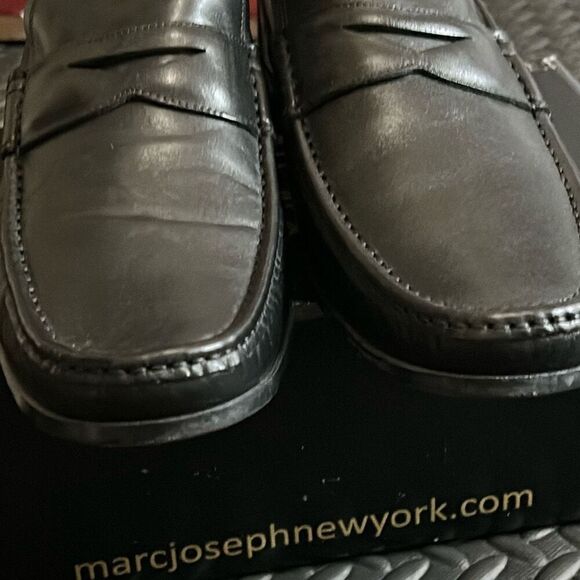 Marc Joseph NY Men's Size 13 Lexington Slip On Loafers Black Napa Leather - Picture 11 of 15